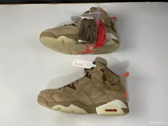 Rep Onekick DH0690-200 6 Khaki Jordan Air Retro British Travis Scott 0429